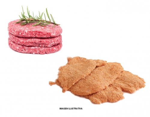COMBO DE ELABORADOS 3 KG (HAMBURGUESAS, MILANESAS)