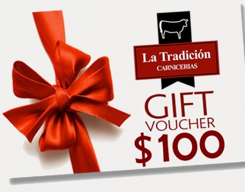 VOUCHER  $100 LA TRADICION CARNICERIAS