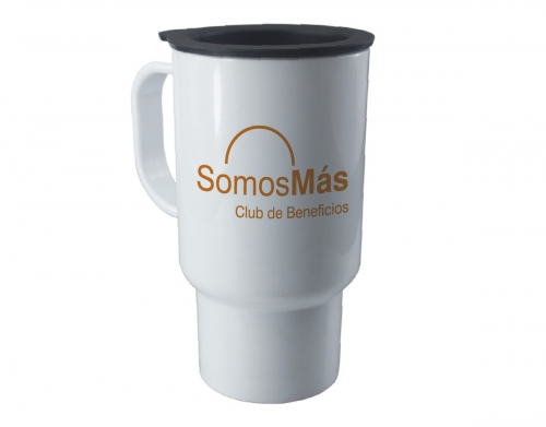 VASO DE CAFÉ TERMICO PLASTICO CLUB SOMOS MAS